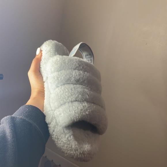 Baby blue, size 8, ugh slides - Picture 2 of 4